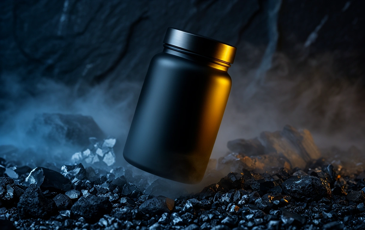 Raw mineral foundation